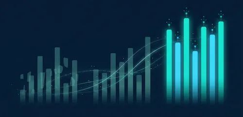 Data visualization showing skill growth